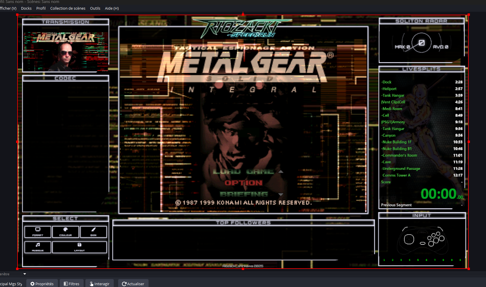 StreamOS - Interface complète