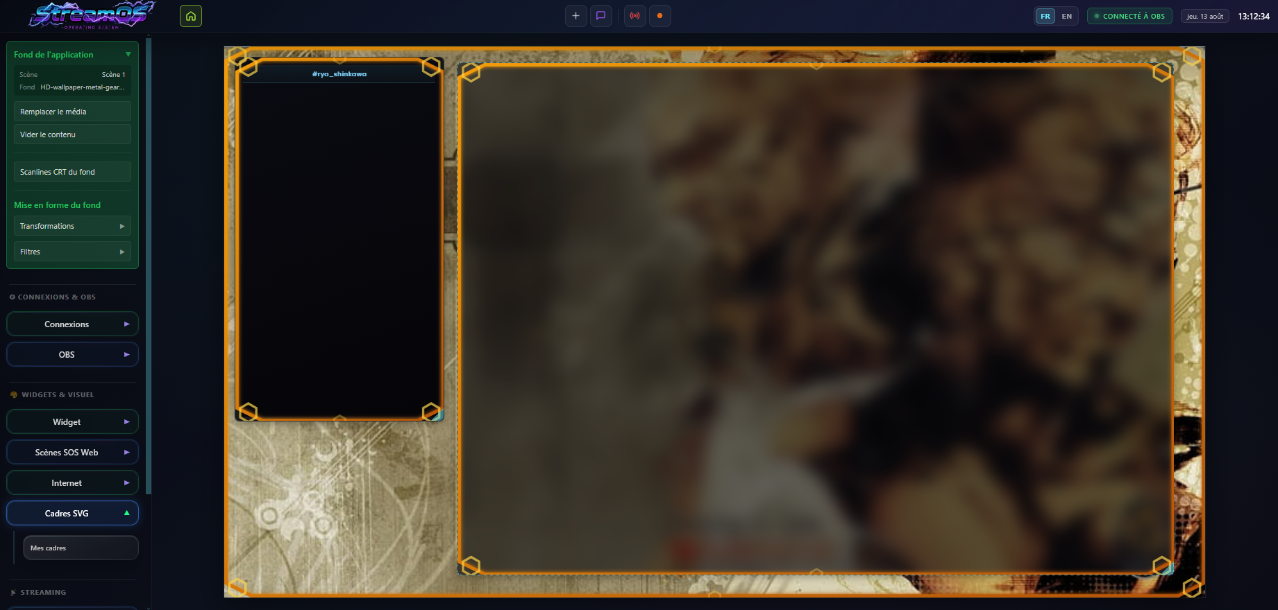 Dashboard StreamOS