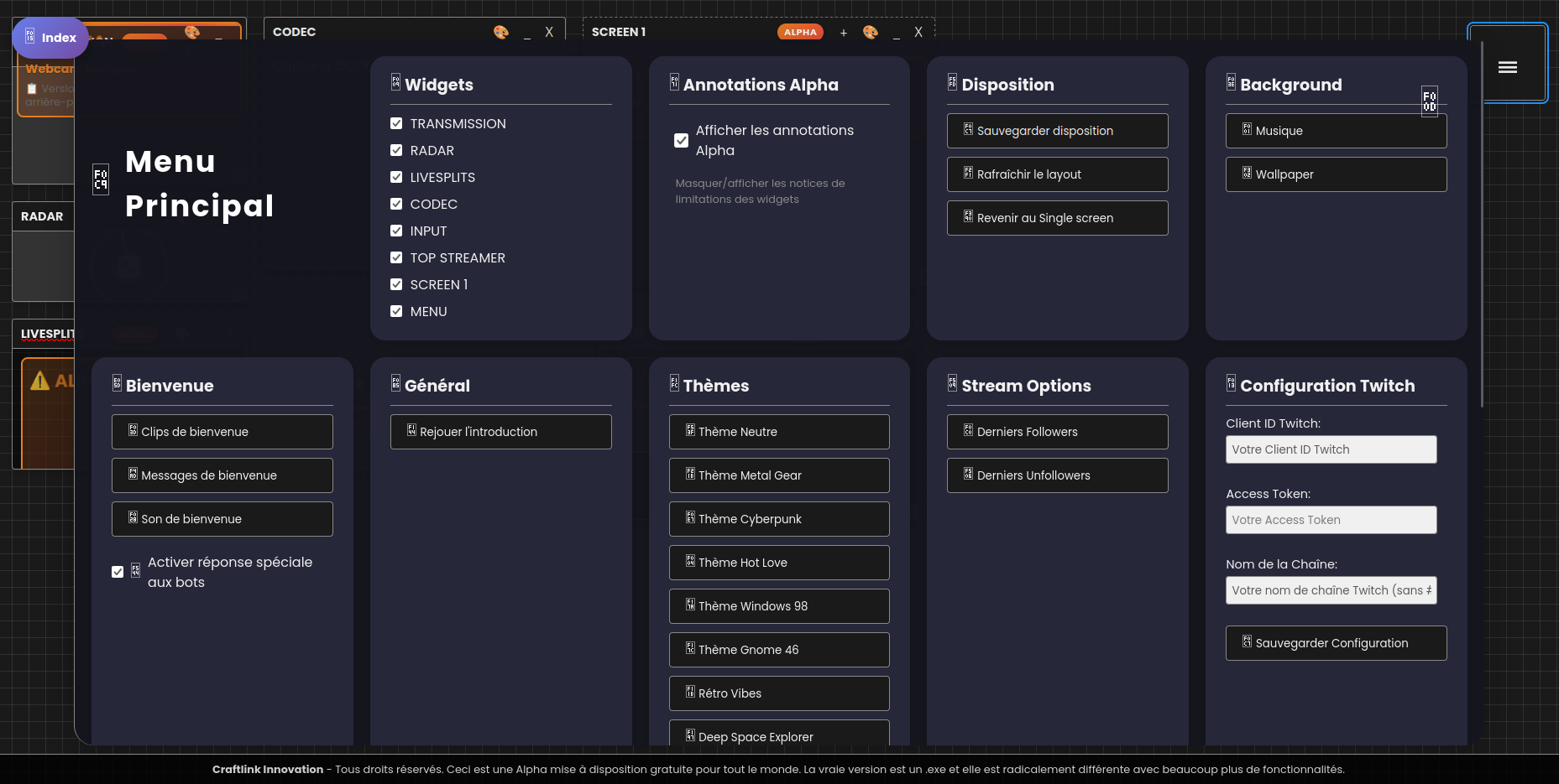 StreamOS - Vue d'ensemble